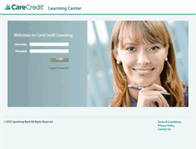 Tablet Screenshot of carecreditlearning.com